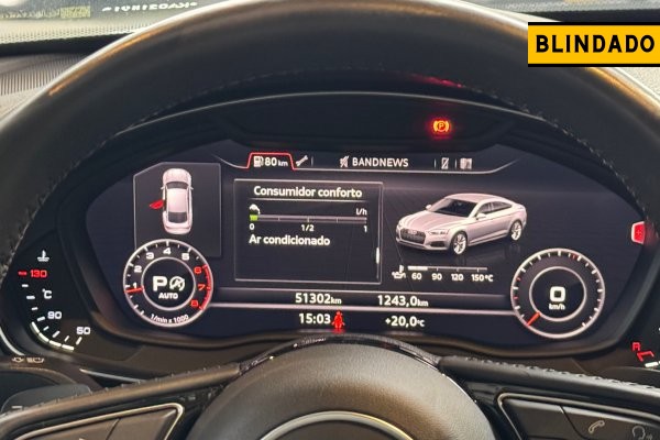 AUDI A5 2.0 TFSI GASOLINA SPORTBACK PRESTIGE PLUS S TRONIC 2018/2019